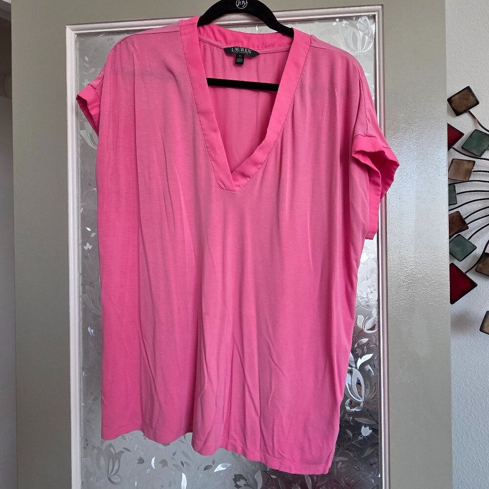 Pink Lauren Ralph Lauren Top - Size XL